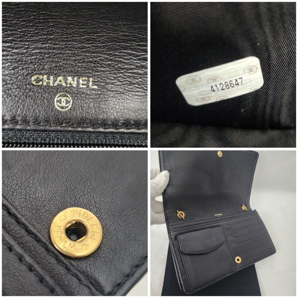 Auth Chanel Coco Timeless Wallet on Chain - Picture 5 of 11